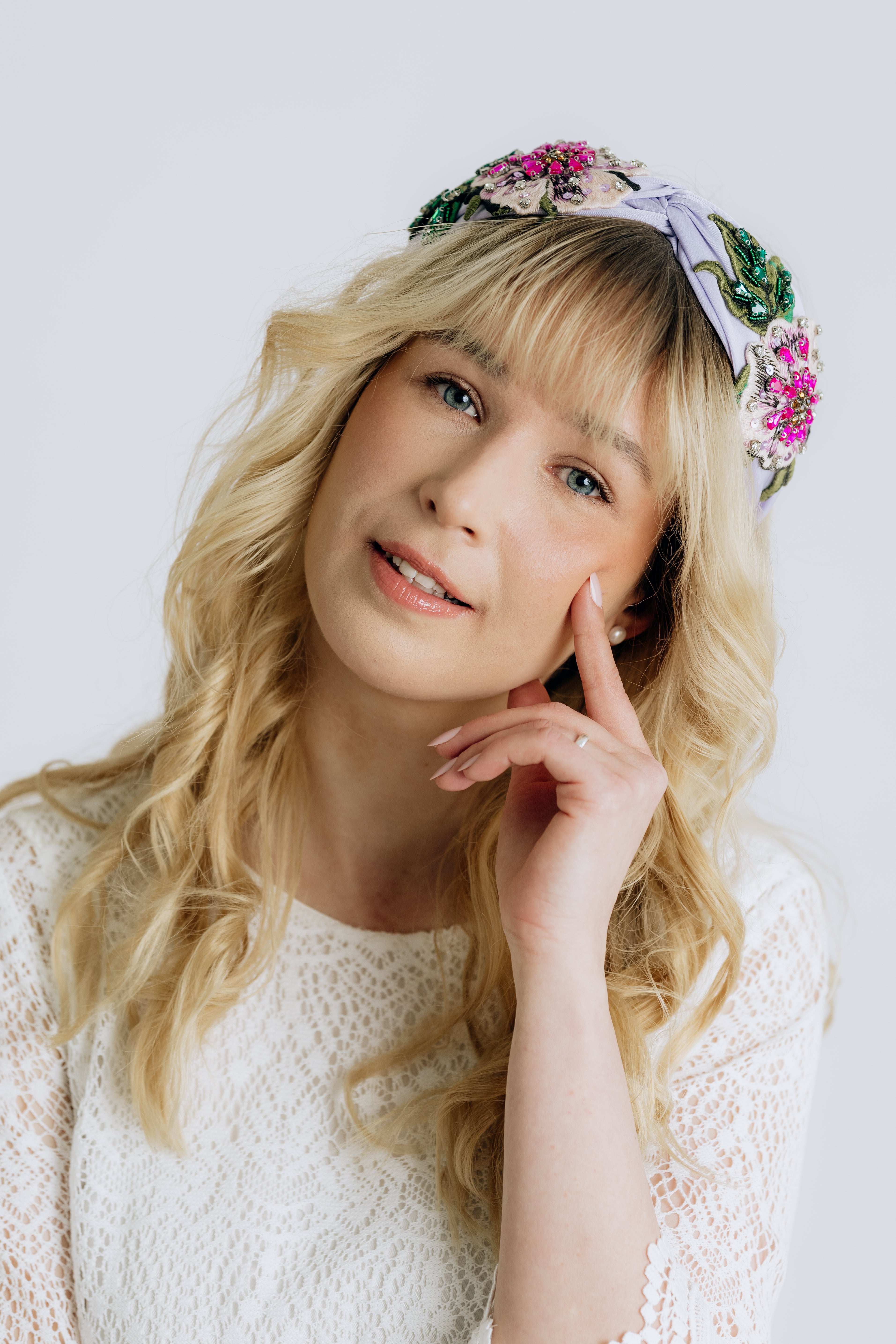 Flower crown | SUGAR SUGAR, Vintage Roses -multicolored flower headband