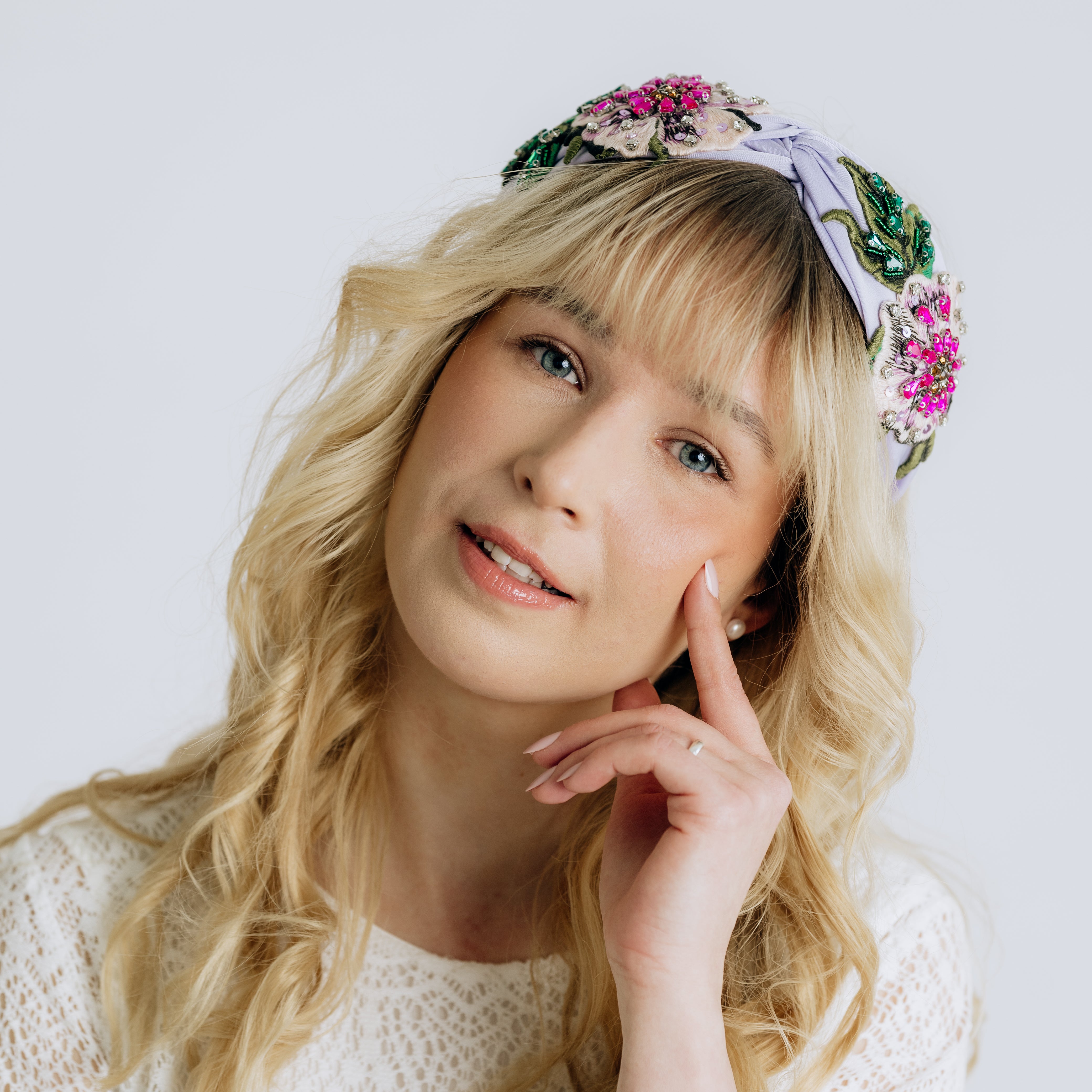 Flower crown | SUGAR SUGAR, Vintage Roses -multicolored flower headband