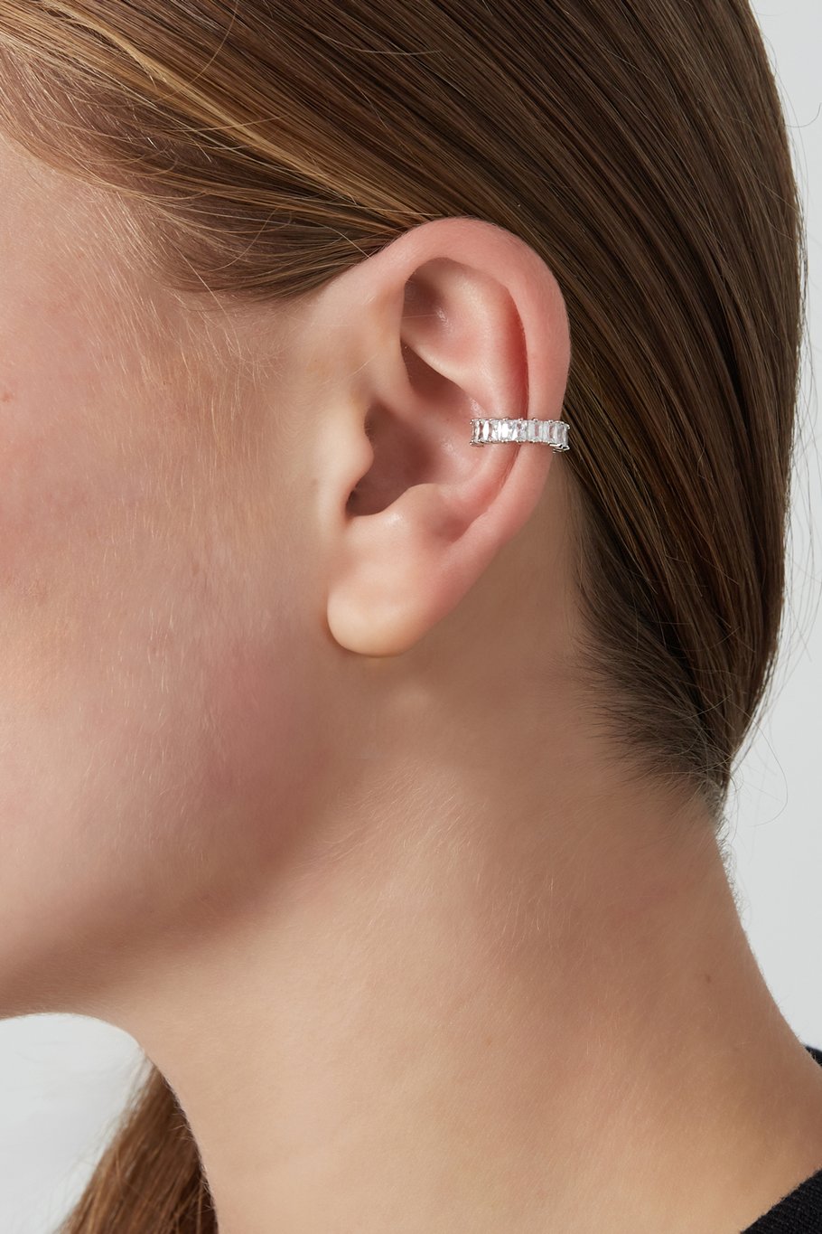 FRENCH RIVIERA | Monaco Glow -hopeanvärinen ear cuff