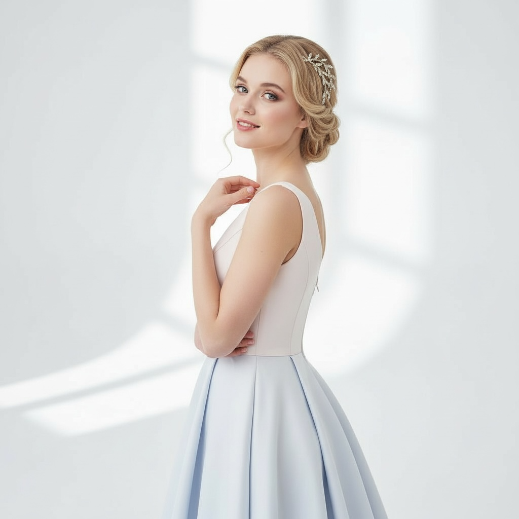 Hair ornament, ROMANCE | Tabitha gold-tone glitter hair ornament