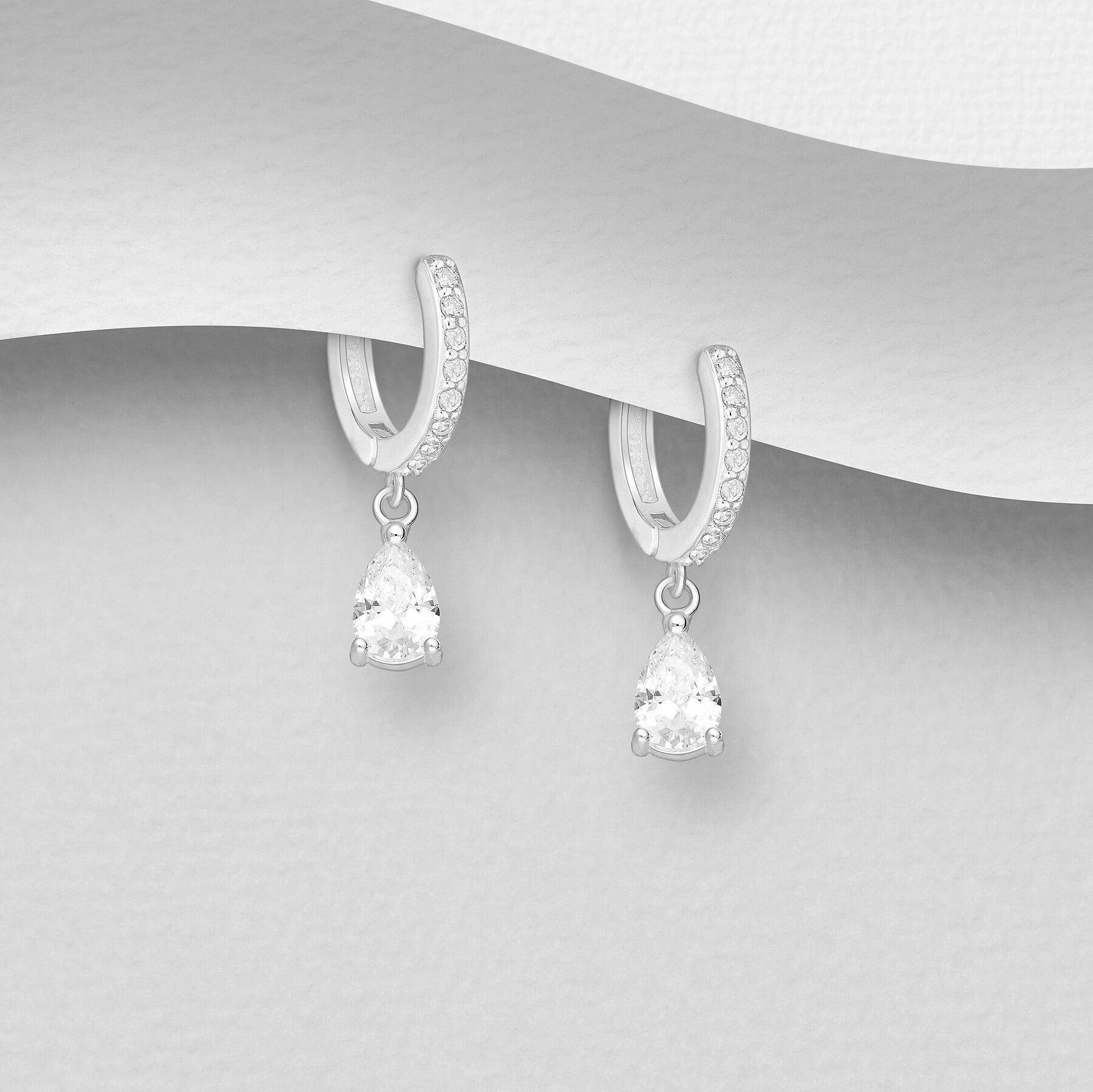 PREMIUM COLLECTION  | Filippa -kirkkaat hopearenkaat kristalleilla