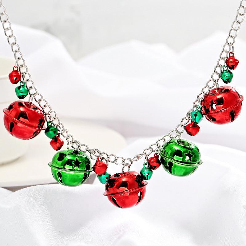 Christmas jewelry set, decorated with Jingle Bells