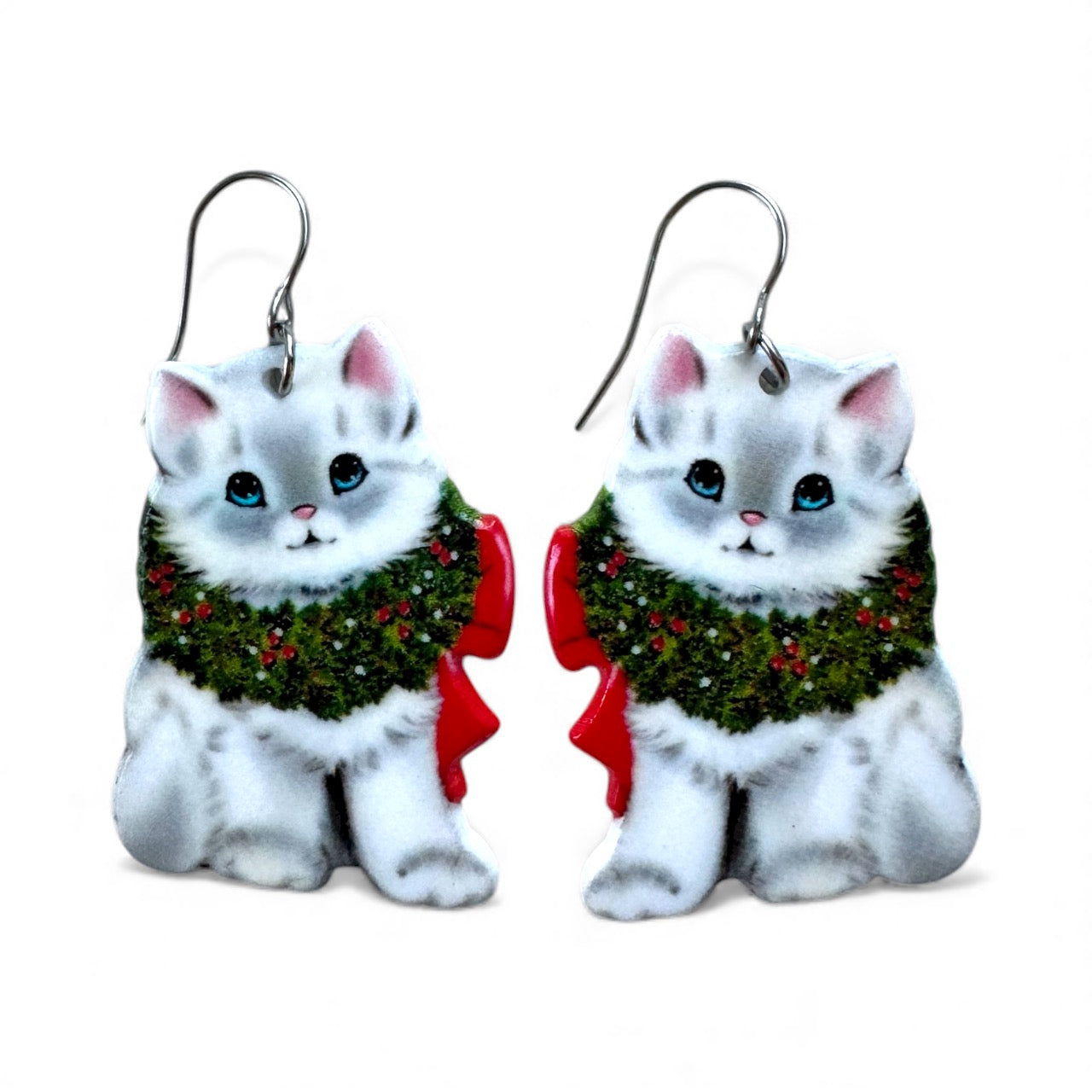 Holly Kitty – joulukissakorvakorut