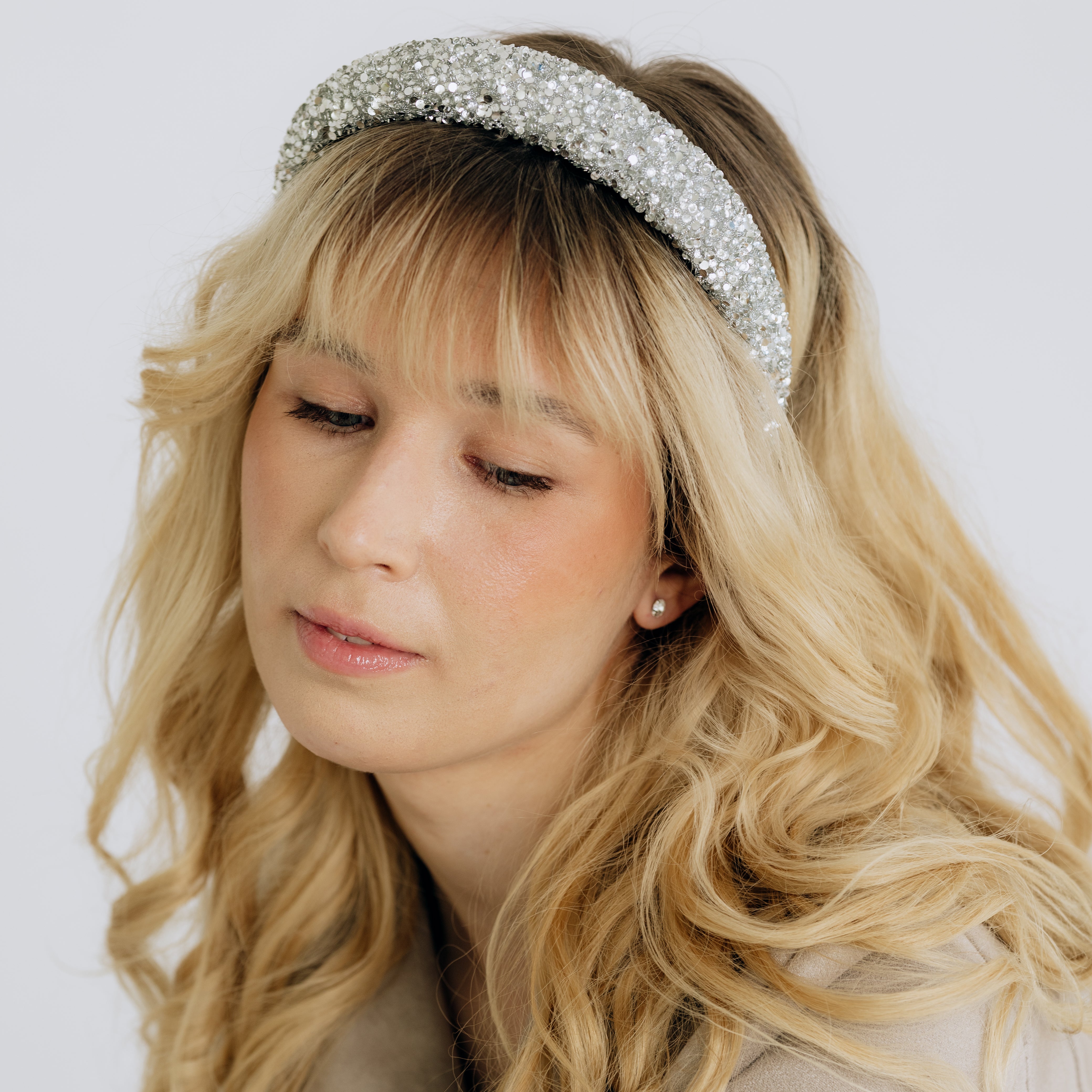 SUGAR SUGAR®, Rylee Hairband - sparkly silver headband