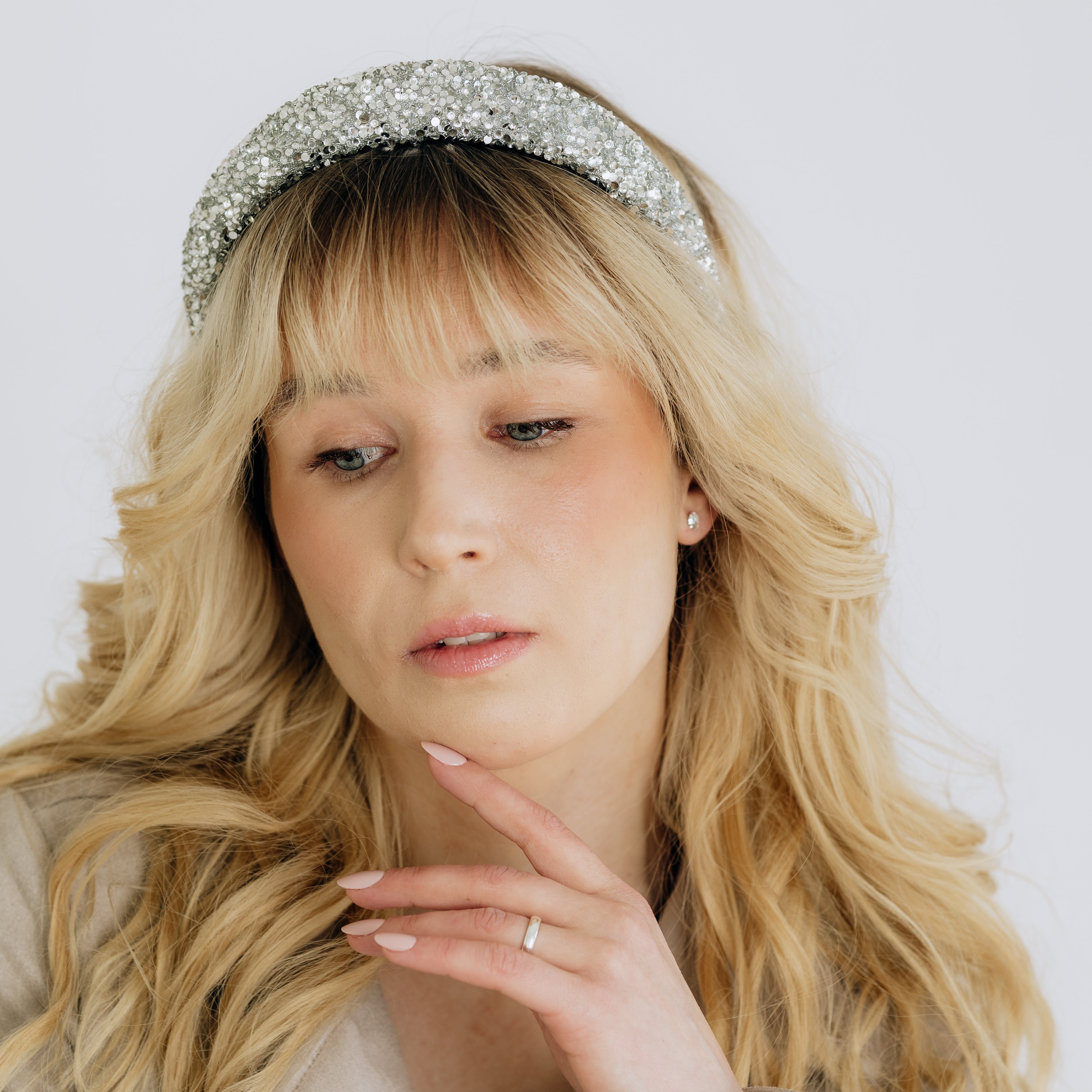 SUGAR SUGAR®, Rylee Hairband - sparkly silver headband