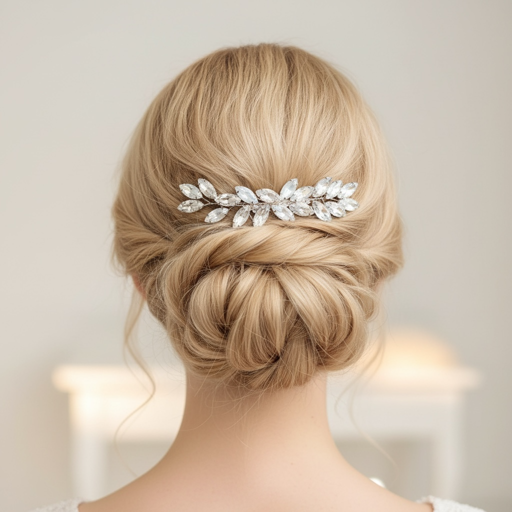 ROMANCE | Natalie silver-tone hair accessory