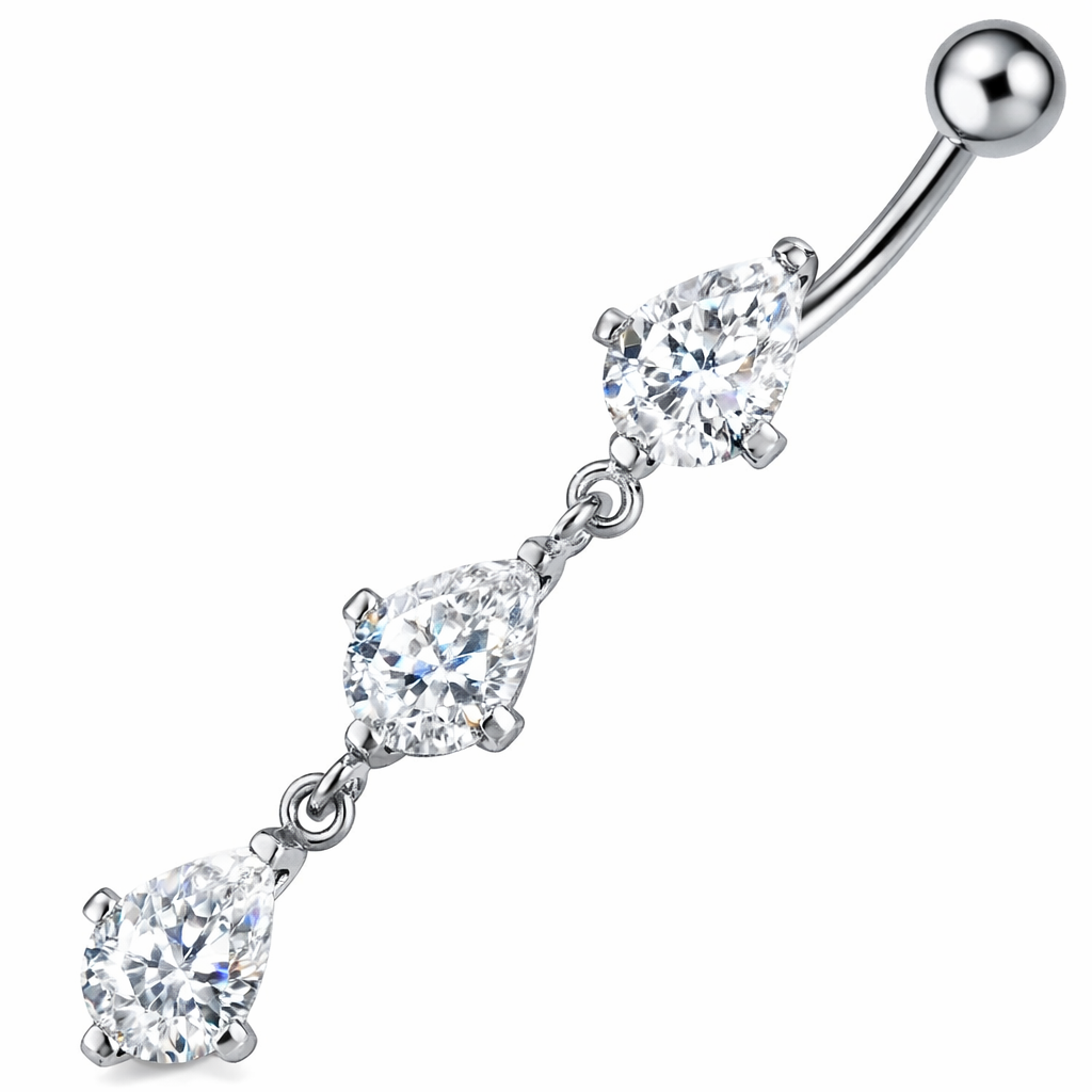 Titaani napakoru kolmella kirkkaalla pisaralla.
