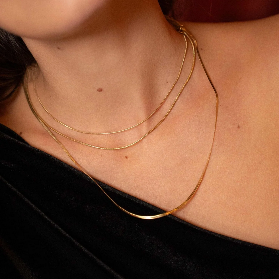 BOHM PARIS Amal kaulakoru snake chain ja peiliketju.