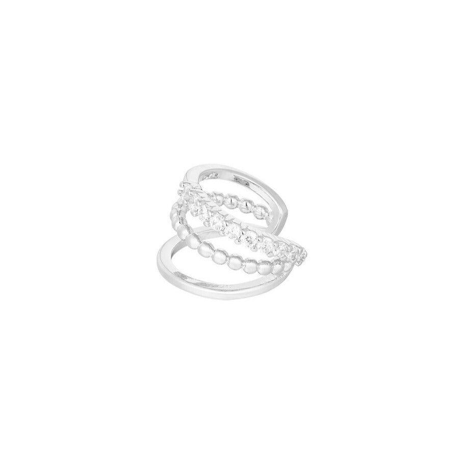 FRENCH RIVIERA | Harmony Shine -hopeanvärinen ear cuff