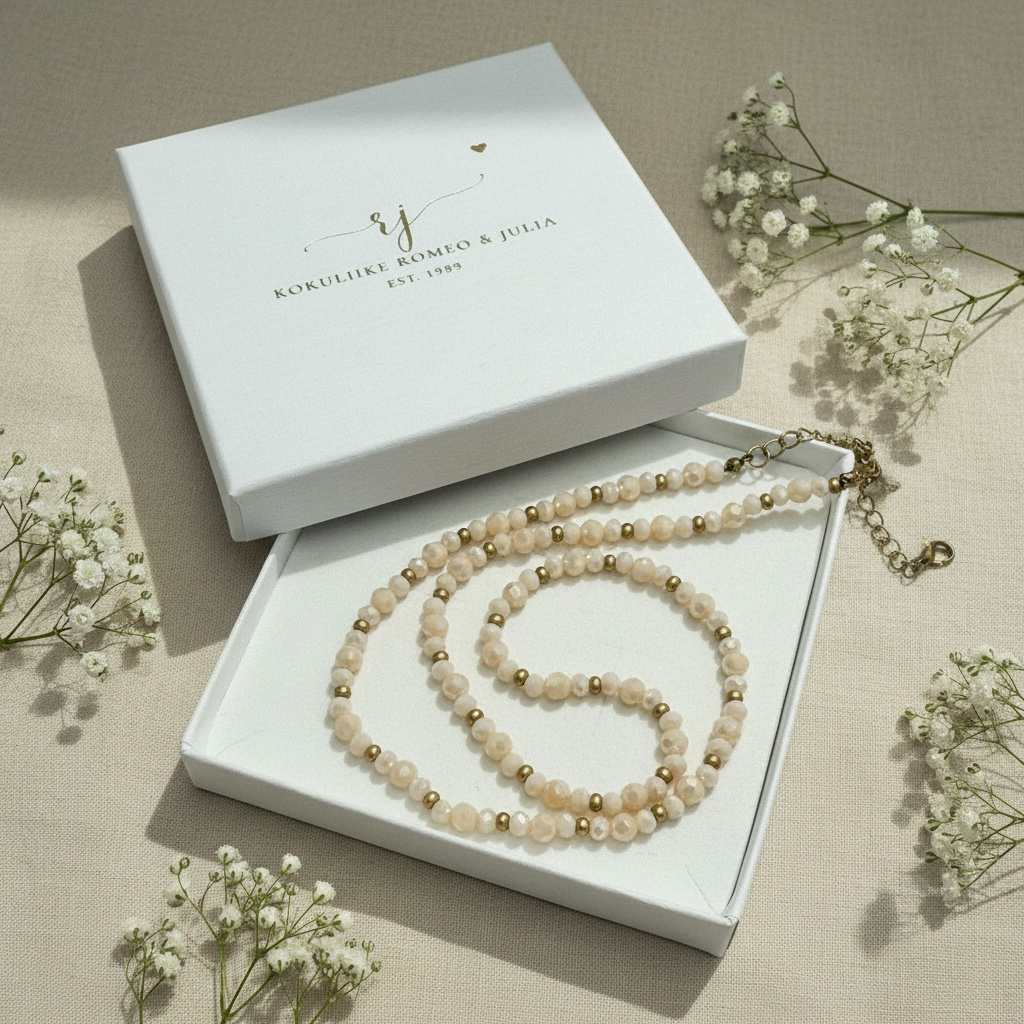 Earrings, FRENCH RIVIERA|Jasmine flower earrings (red)