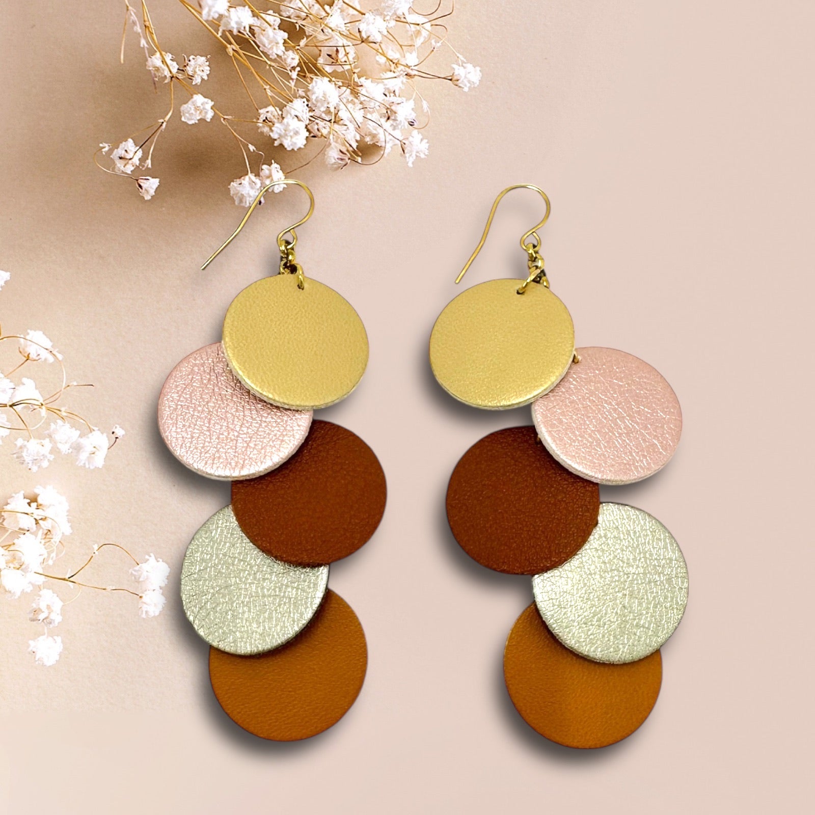 LEMPI® earrings, Pearl (multicolor)