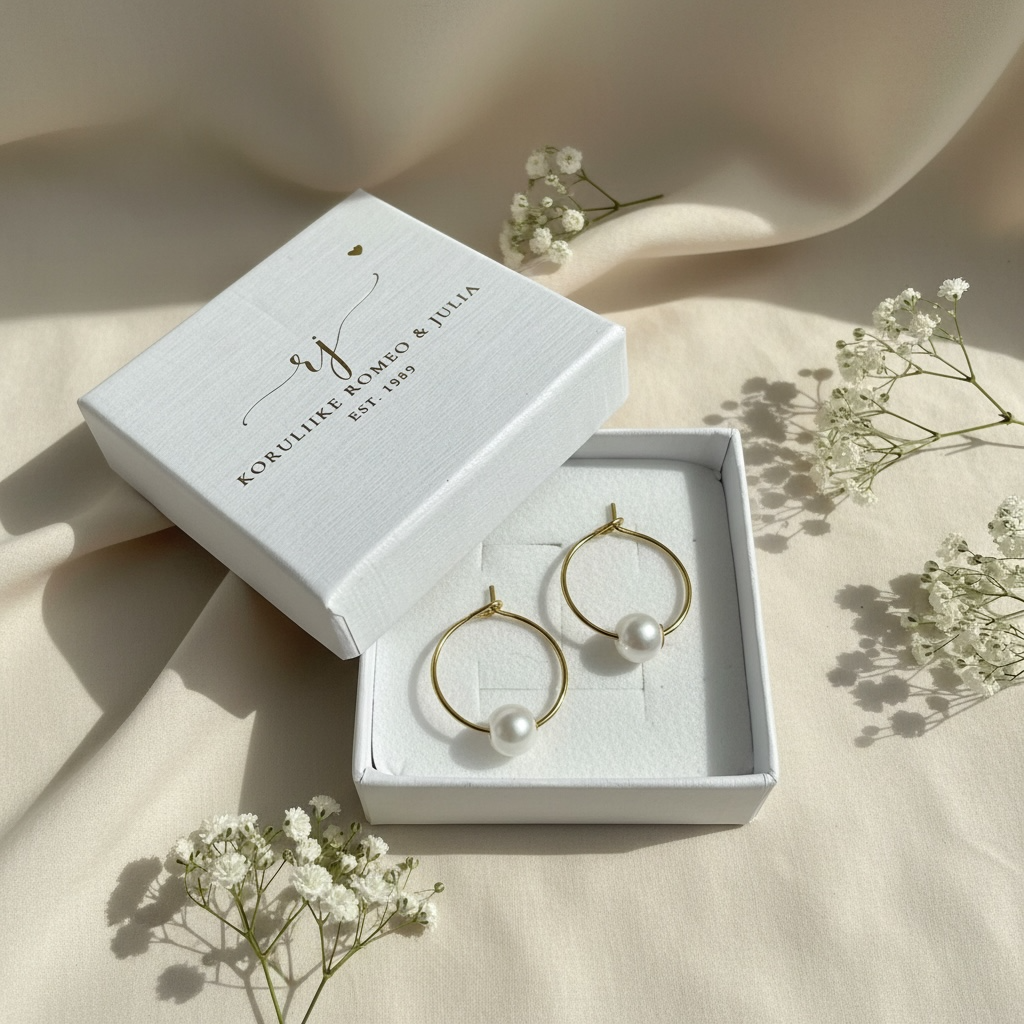 Jolie Petite -korvarenkaat korurasiassa, ajaton ja siro design.