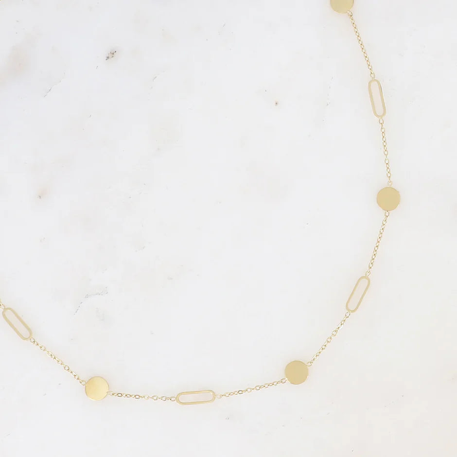BOHM PARIS | Collier Akasya – minimalistinen kullanvärinen kaulakoru