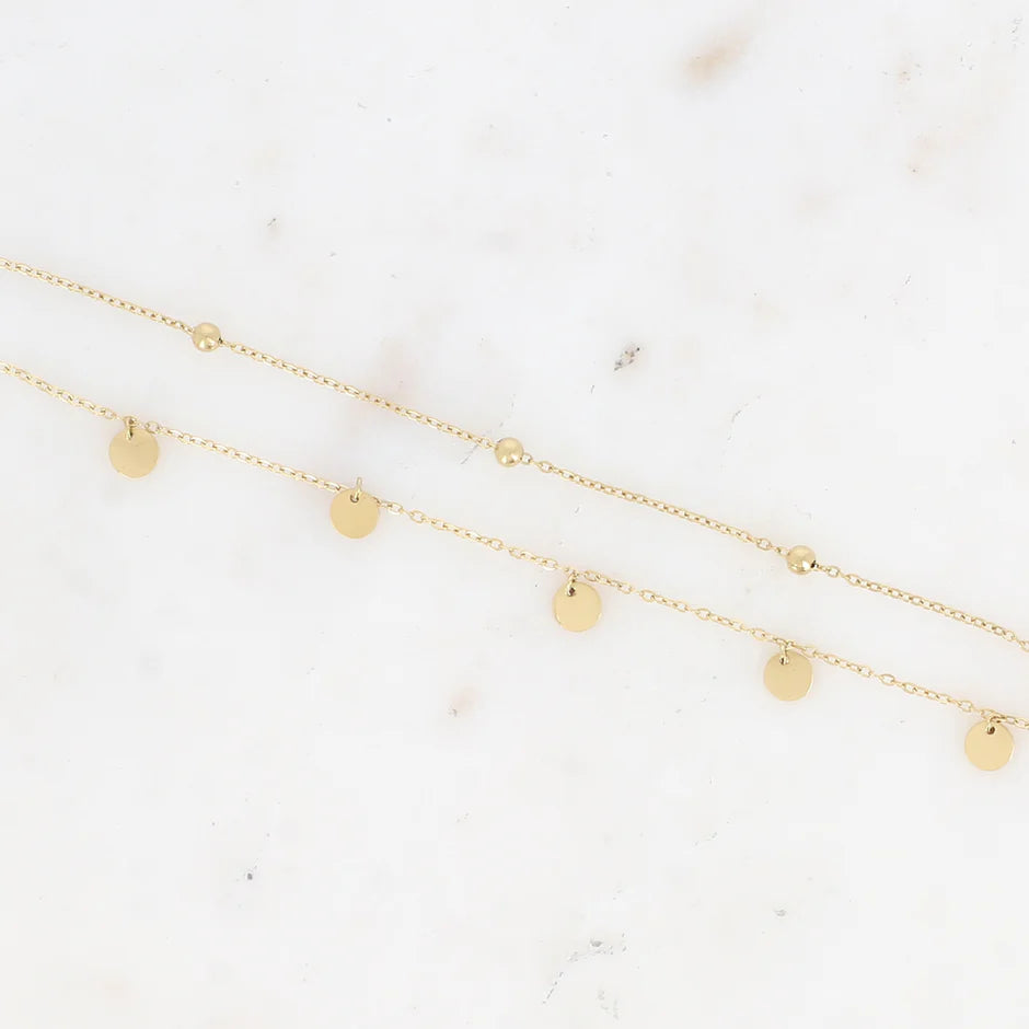 BOHM PARIS | Petite Nova – delicate bracelet (clear, gold)