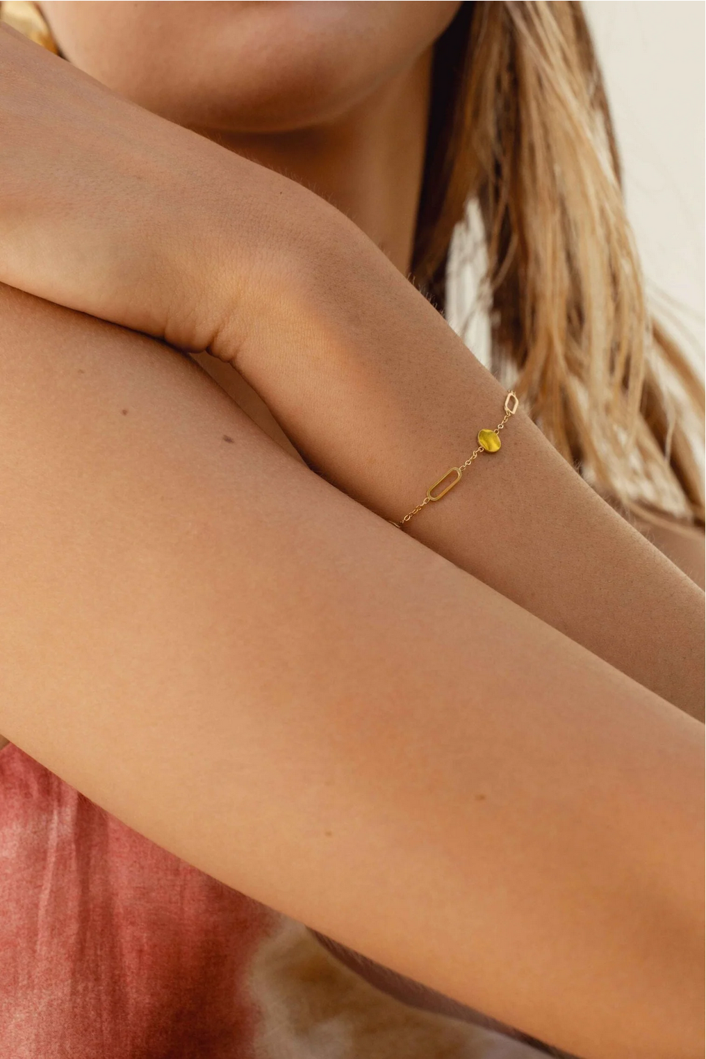 BOHM PARIS | Petite Nova – delicate bracelet (clear, gold)