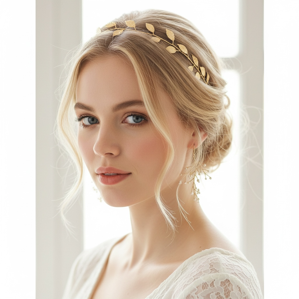 Hiuskoru, panta/ROMANCE, Minimalistic Gold Twine