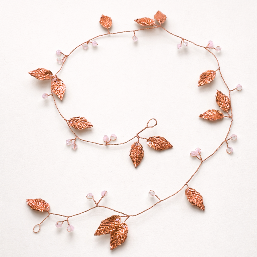 ROMANCE | Laurenine – lehtiköynnös hiuskoriste (kupari)