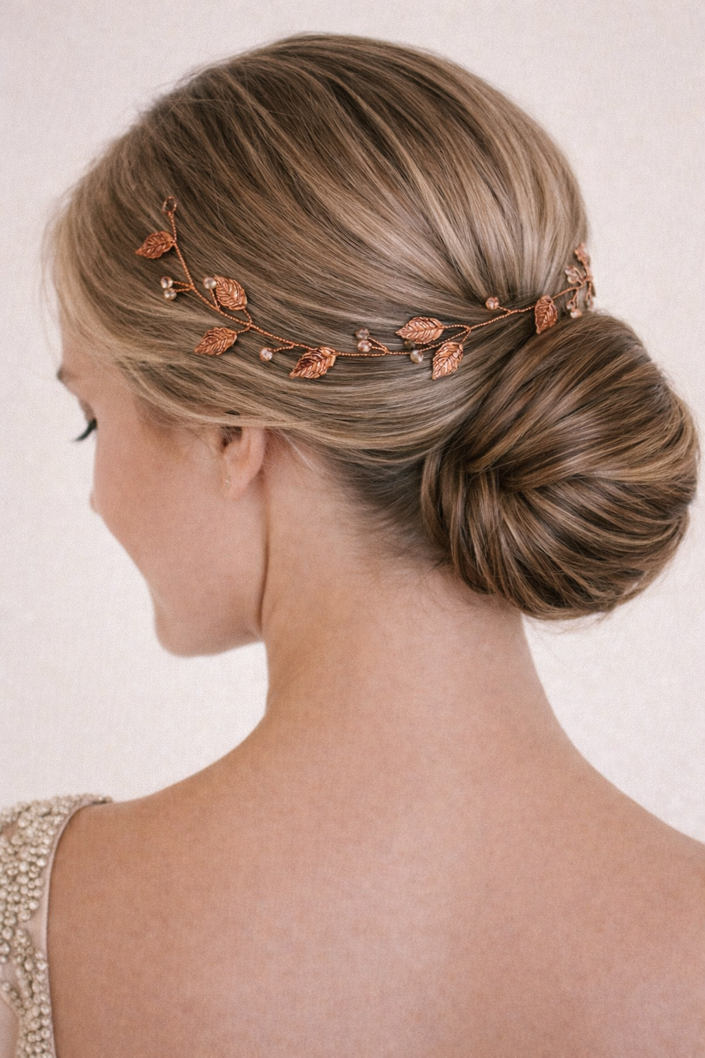 ROMANCE | Laurenine – lehtiköynnös hiuskoriste (kupari)