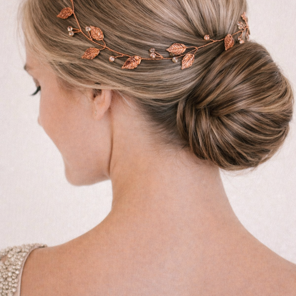 ROMANCE | Laurenine – lehtiköynnös hiuskoriste (kupari)