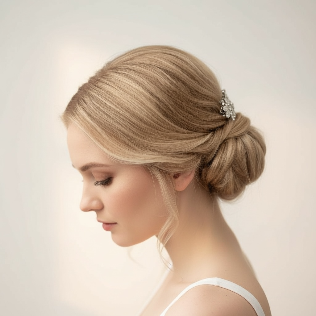 Hiuskoru, ROMANCE | Lucia -hopeansävyinen nutturakoriste