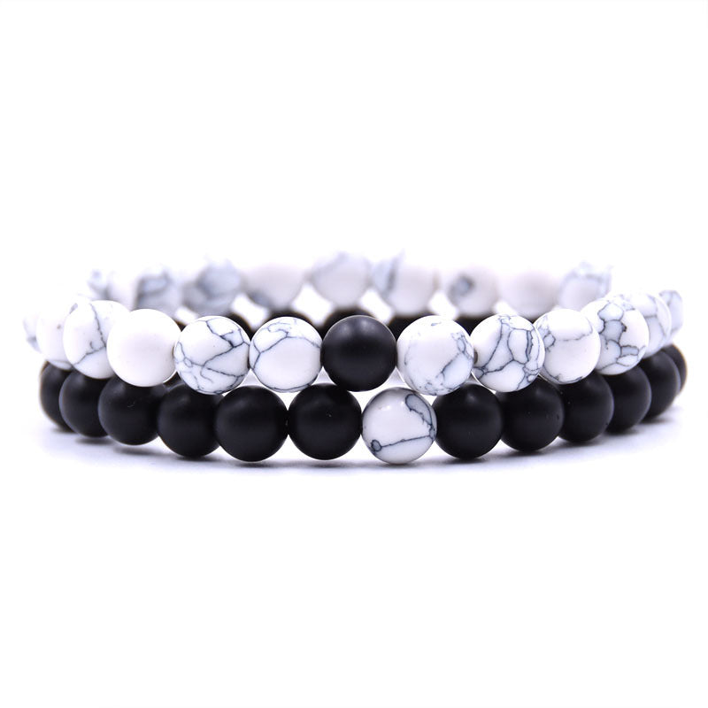 Together – luonnonkivirannekorusetti pareille