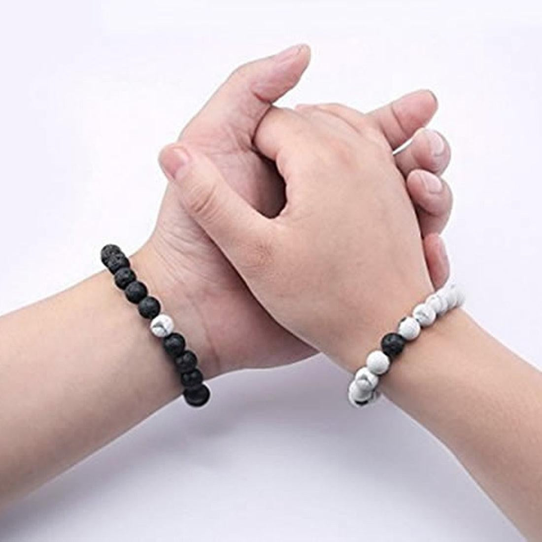 Together – luonnonkivirannekorusetti pareille