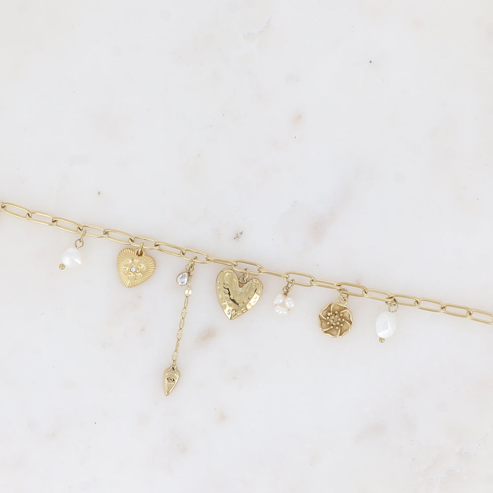BOHM PARIS | Petite Nova – delicate bracelet (clear, gold)