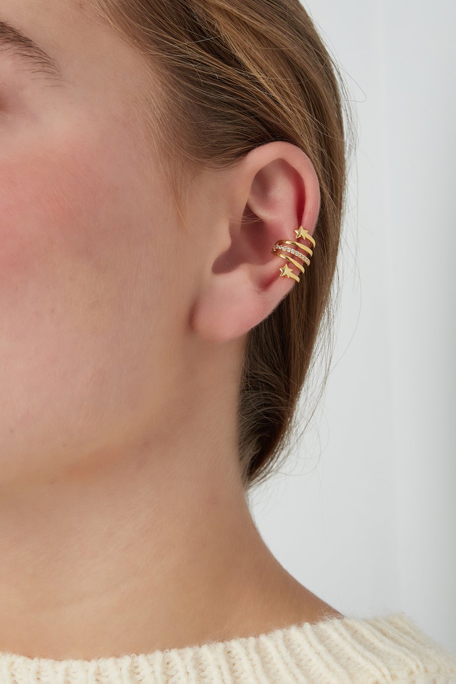FRENCH RIVIERA | Aurora Étoile -kullanvärinen ear cuff