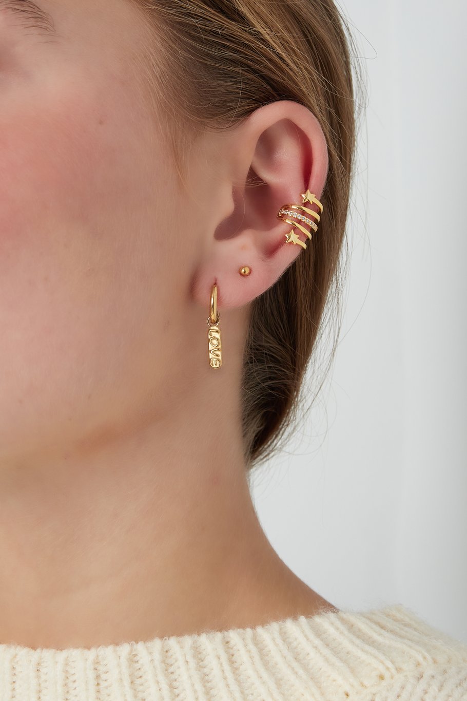 FRENCH RIVIERA | Aurora Étoile -kullanvärinen ear cuff