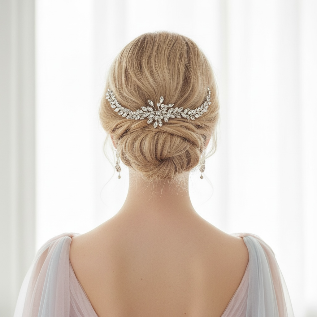 Hiuskoru, ROMANCE|Penelope -hopeansävyinen kirkaskivinen hiuskoru