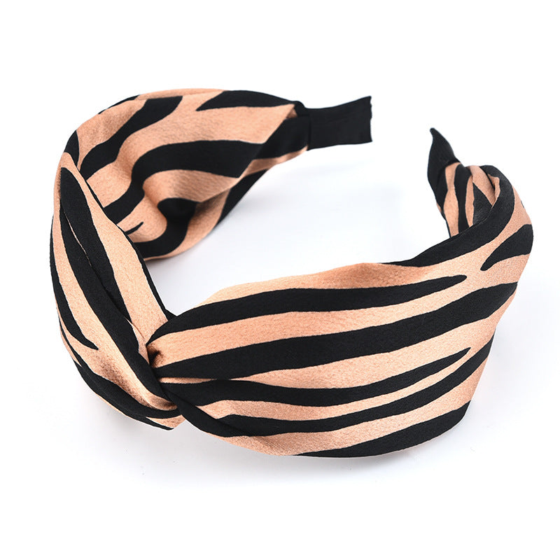 SUGAR SUGAR® | Siena Stripe COMFY – erittäin joustava raidallinen hiuspanta (beige-musta)