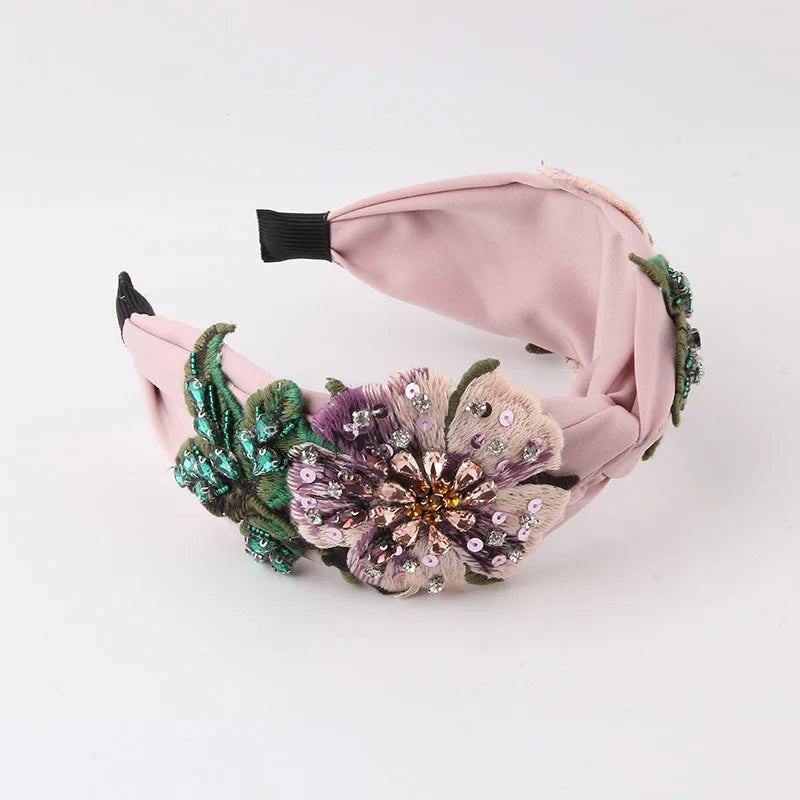 Flower crown | SUGAR SUGAR, Vintage Roses -multicolored flower headband