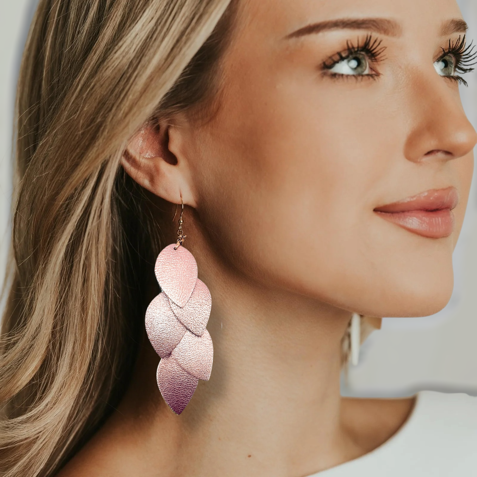 LEMPI earrings, Grain (rose gold)