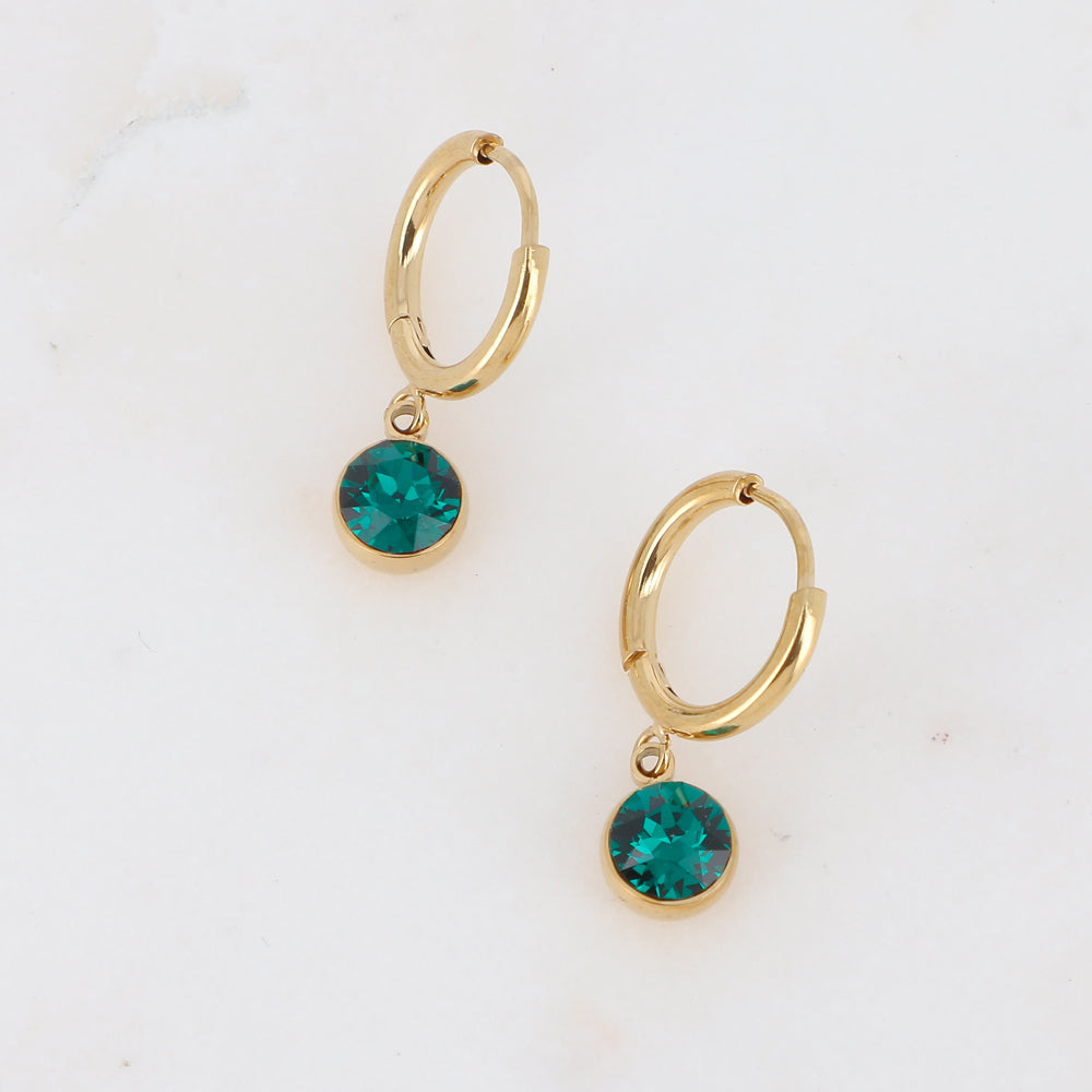 BOHM PARIS|Boucles Aden surgical steel rings (opal pink)