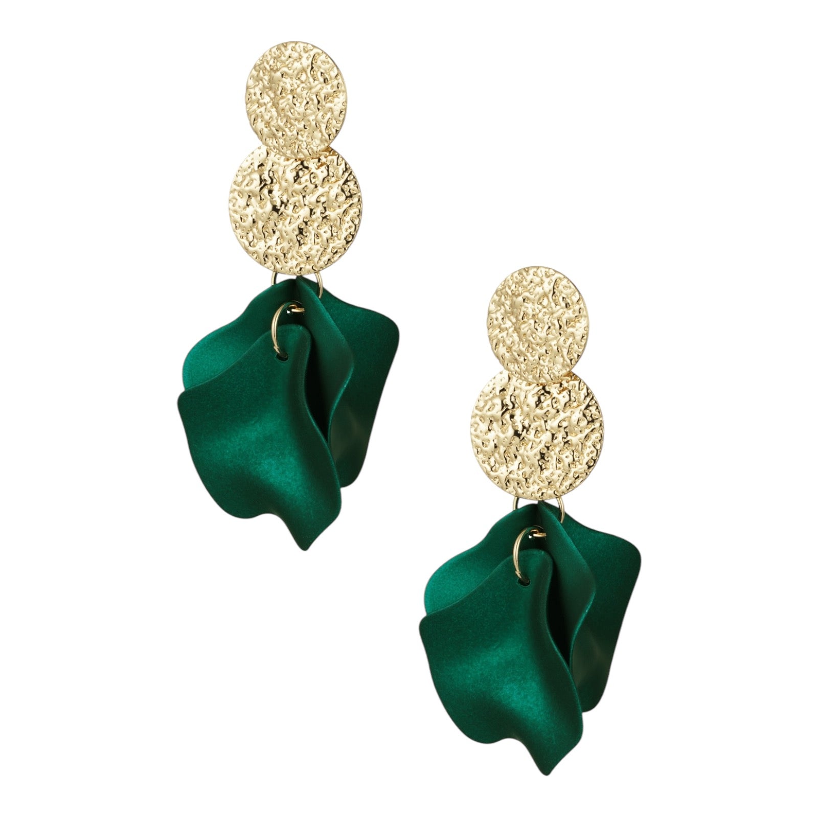 FRENCH RIVIERA | Champs Elysées emerald green earrings