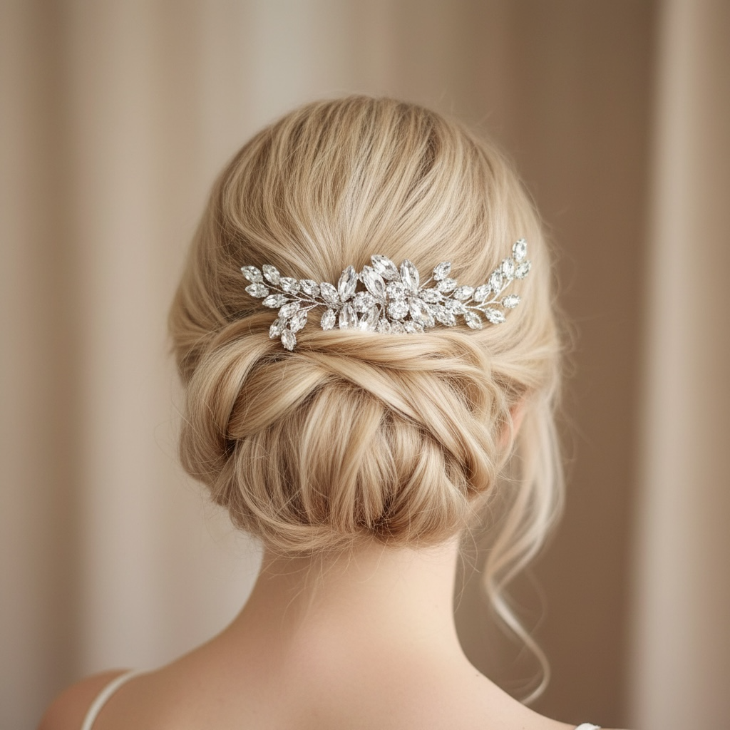 ROMANCE | Alexandra silver-tone hair accessory
