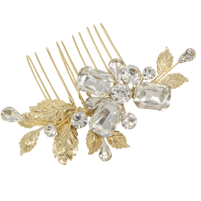 ATHENA BRIDAL | Marion -kristallihiuskoriste (kulta)