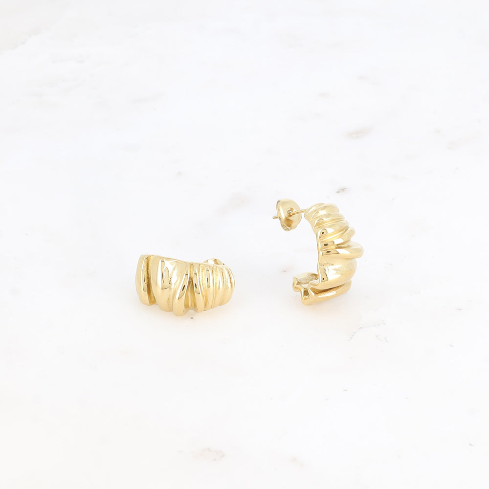 BOHM PARIS Annie korvakorut kultaisena kerroksellisella pinnalla