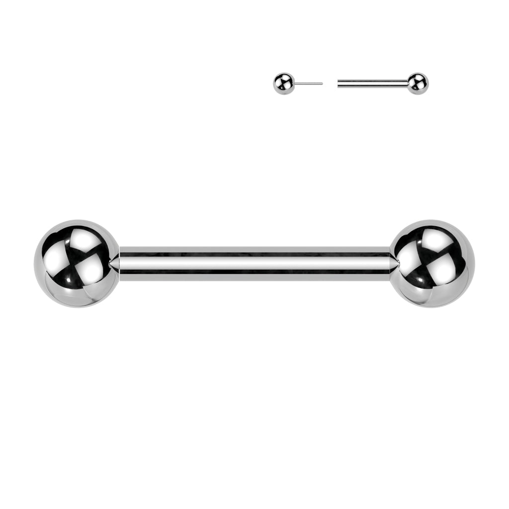Titaaninen nännikoru, Classic Sphere 5mm –push in, hopea