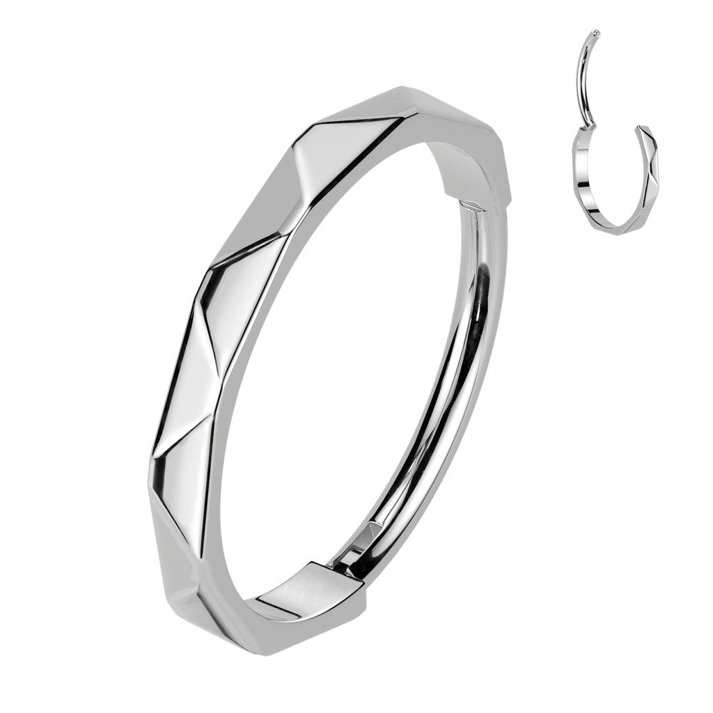 Nose Hoop Titanium (0.8mm/two sizes)