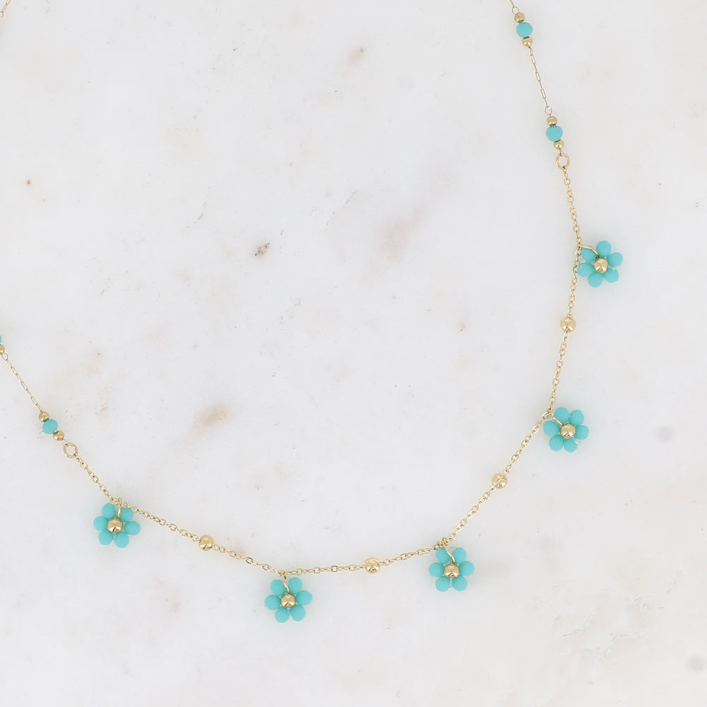BOHM PARIS | Collier Ambérine - turquoise stone necklace