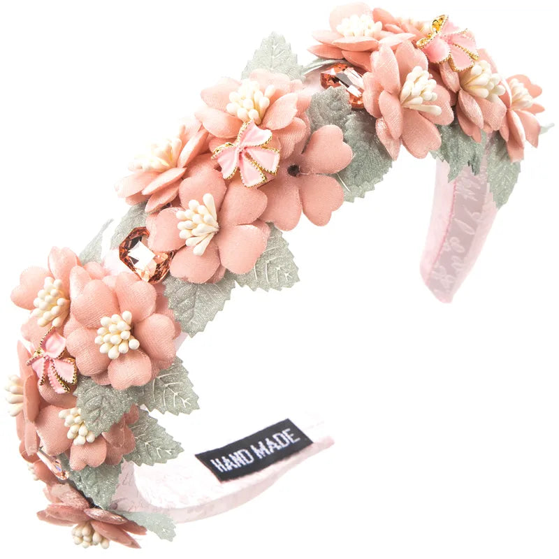 Flower crown | SUGAR SUGAR, Vintage Roses -multicolored flower headband