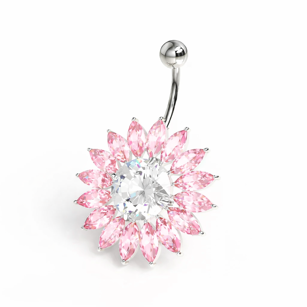 Titaaninen napakoru, Solara – vaaleanpunainen sädehtivä kristallikukka