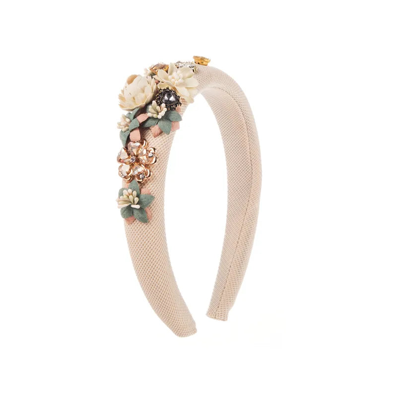 Flower crown | SUGAR SUGAR, Vintage Roses -multicolored flower headband