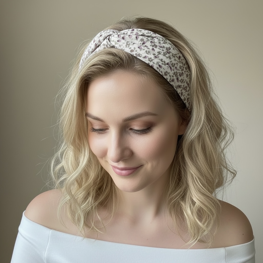 SUGAR SUGAR® | Meadow Bloom COMFY – joustava hiuspanta (vaalea)
