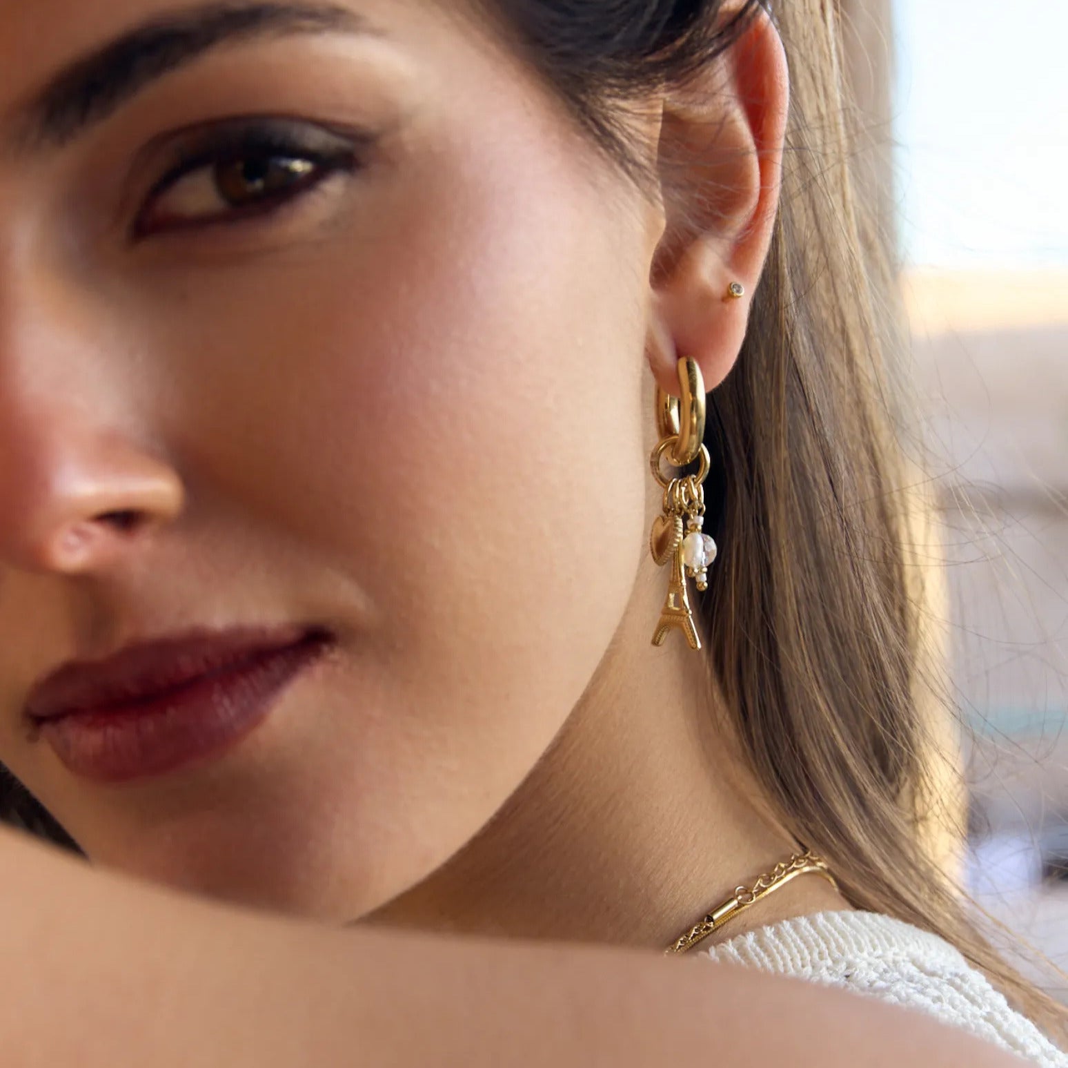 FRENCH RIVIERA | Amour Coeur Mini – heart earrings 